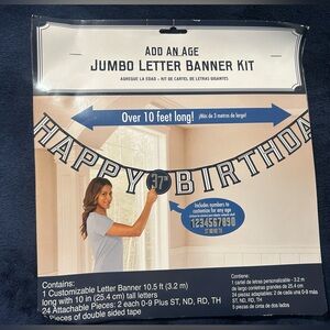 Customizable Jumbo Letter Banner Kit